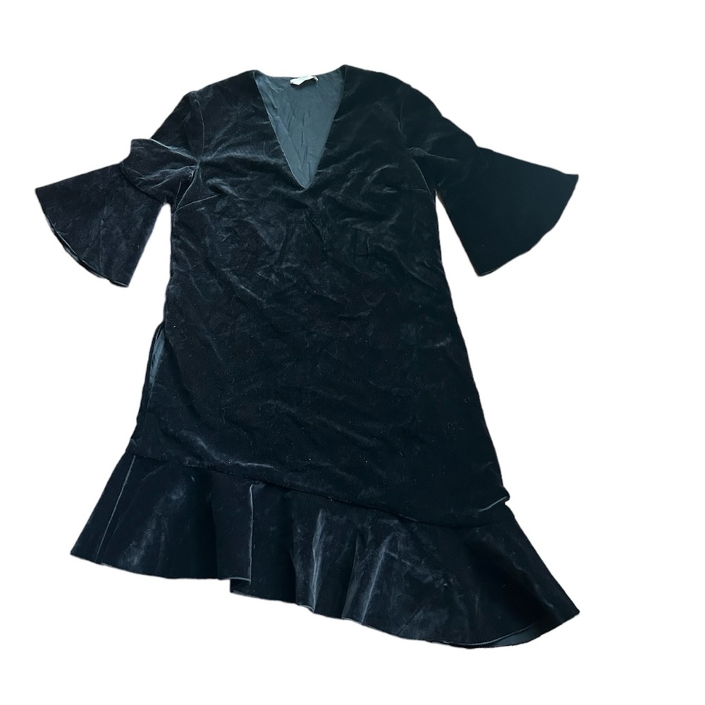 Fendi black velvet cocktail dress